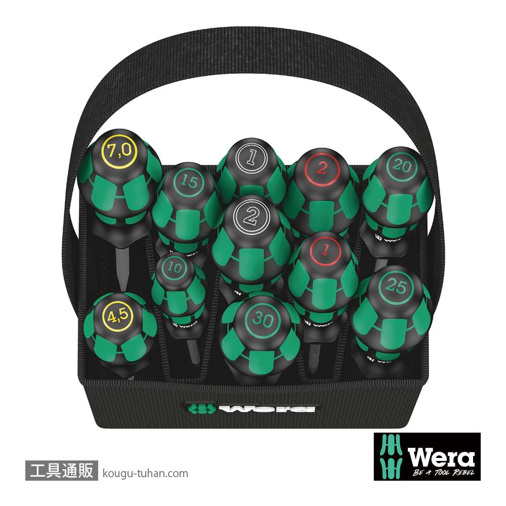 Wera クラフトフォーム 2go 300 11本組(+,PZ,TX,-)の画像