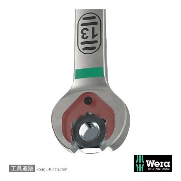 Wera 6007 Joker ロング片口スパナセット(5本,ポーチ付き)の画像