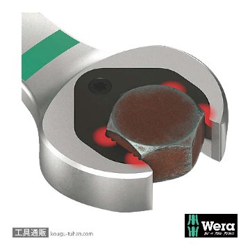 Wera 6007 Joker ロング片口スパナセット(5本,ポーチ付き)の画像