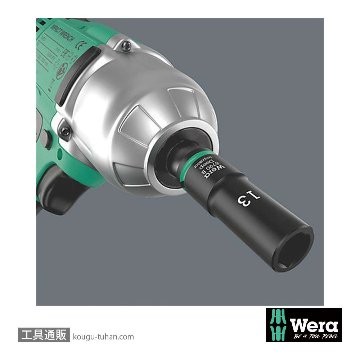 Wera 9660 B 3/8SQディープインパクトソケットセット(マグネットレール)の画像