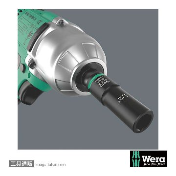 Wera 8790 B 3/8SQディープインパクトソケットセット(インチ,ソフトケース)の画像