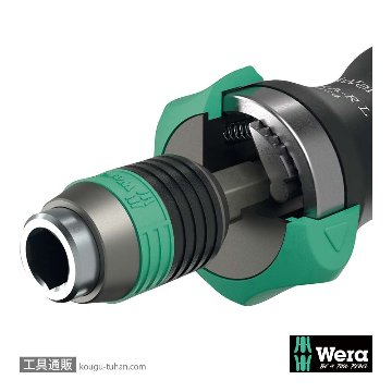 Wera Kompakt 60 RA-R1 ラチェットドライバセット(RapidAdaptor)(+,-,PZ,TXB0,Hex,ポーチ付き)の画像