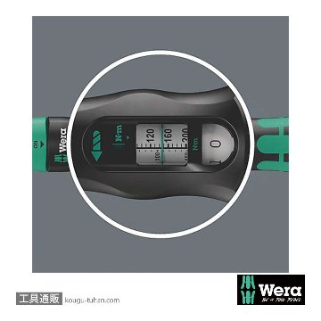 Wera 343977 ラチェット式トルクレンチC3(R/L ラチェットロック機能)の画像