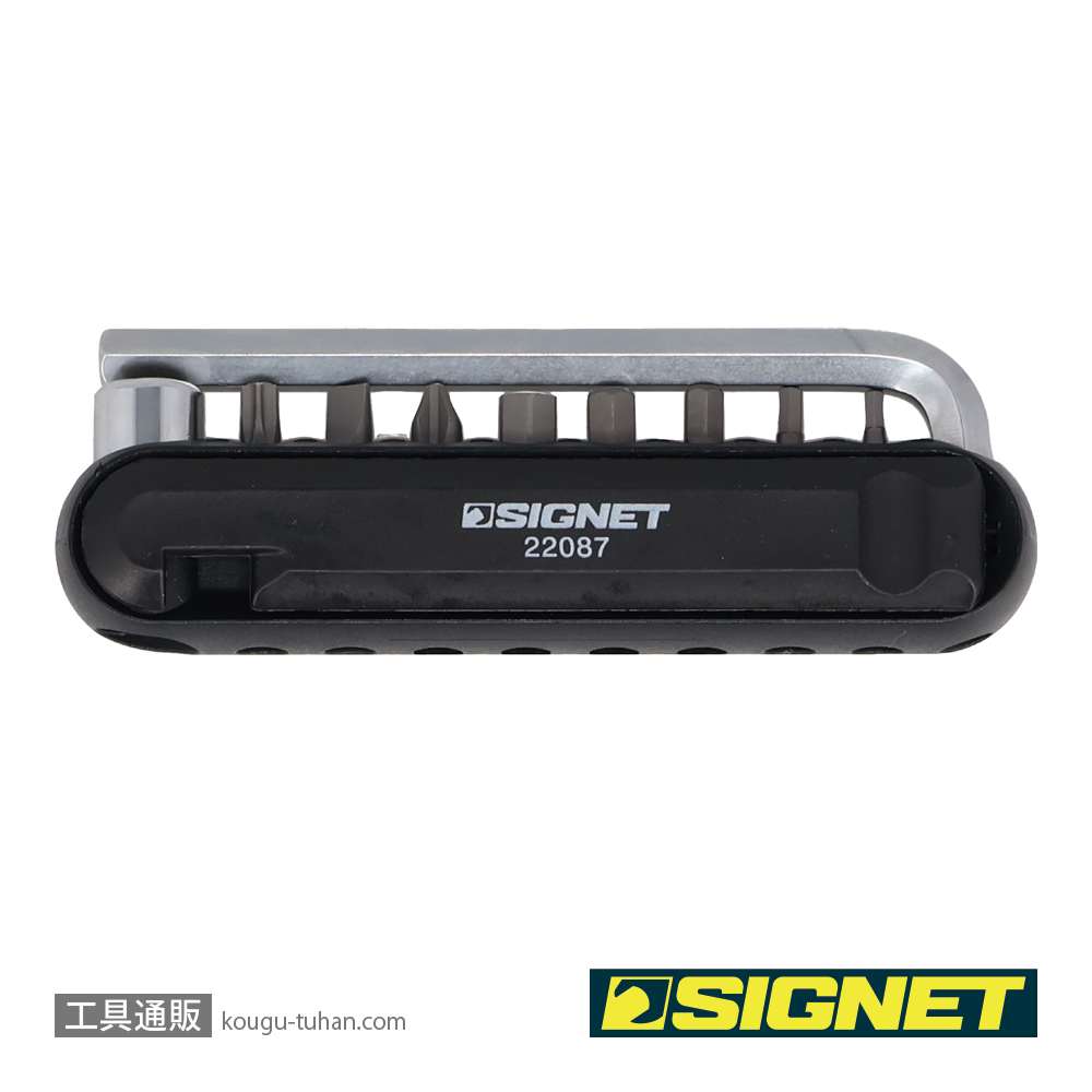 SIGNET 22087 12PCS バイクツールセットmini ブラックの画像