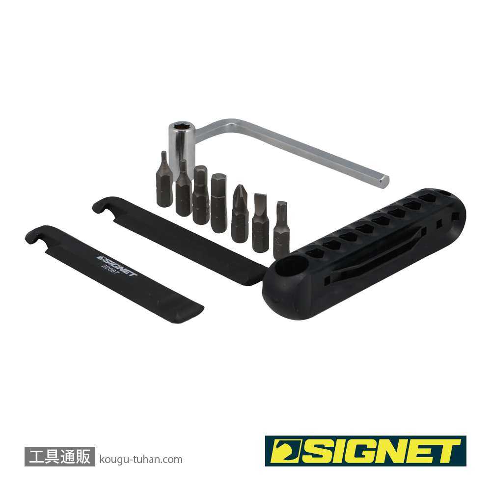 SIGNET 22087 12PCS バイクツールセットmini ブラックの画像