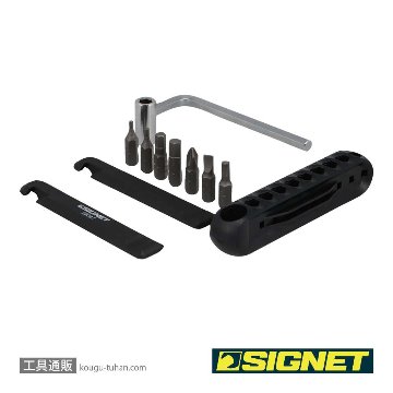 SIGNET 22087 12PCS バイクツールセットmini ブラックの画像