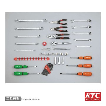 KTC SK3402PS 工具セット(片開きプラハードケース)[40点]の画像