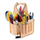 現場用バッグ、バスケット(革製品)