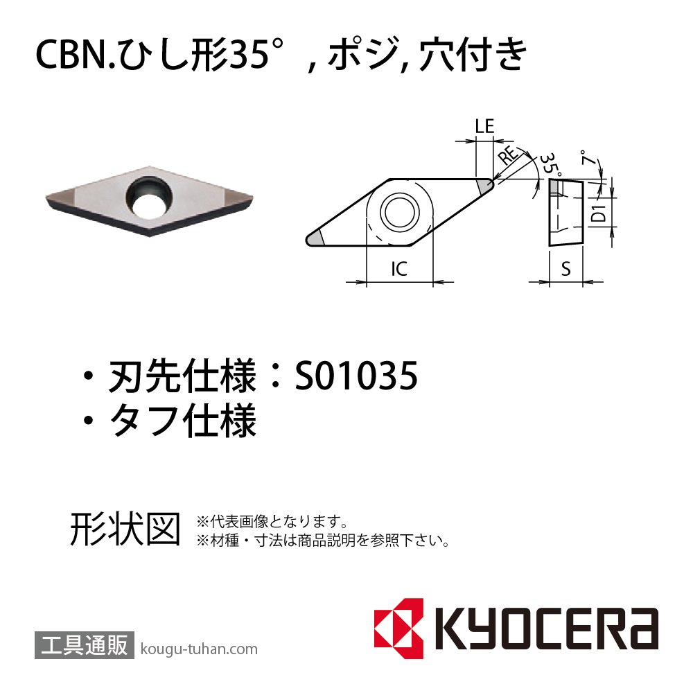 京セラ VCGW080202S01035MET KBN25M チップ TBZ05735の画像