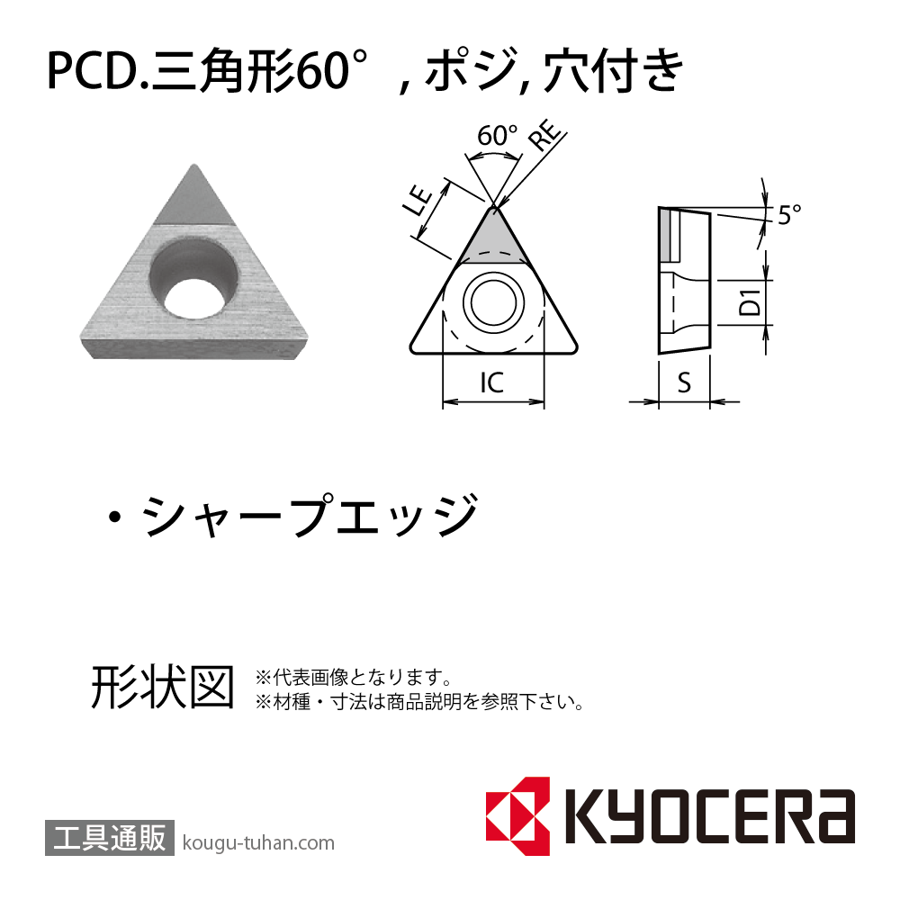 工具通販.本店 京セラ TBGW060102 KPD001 チップ TBR04051