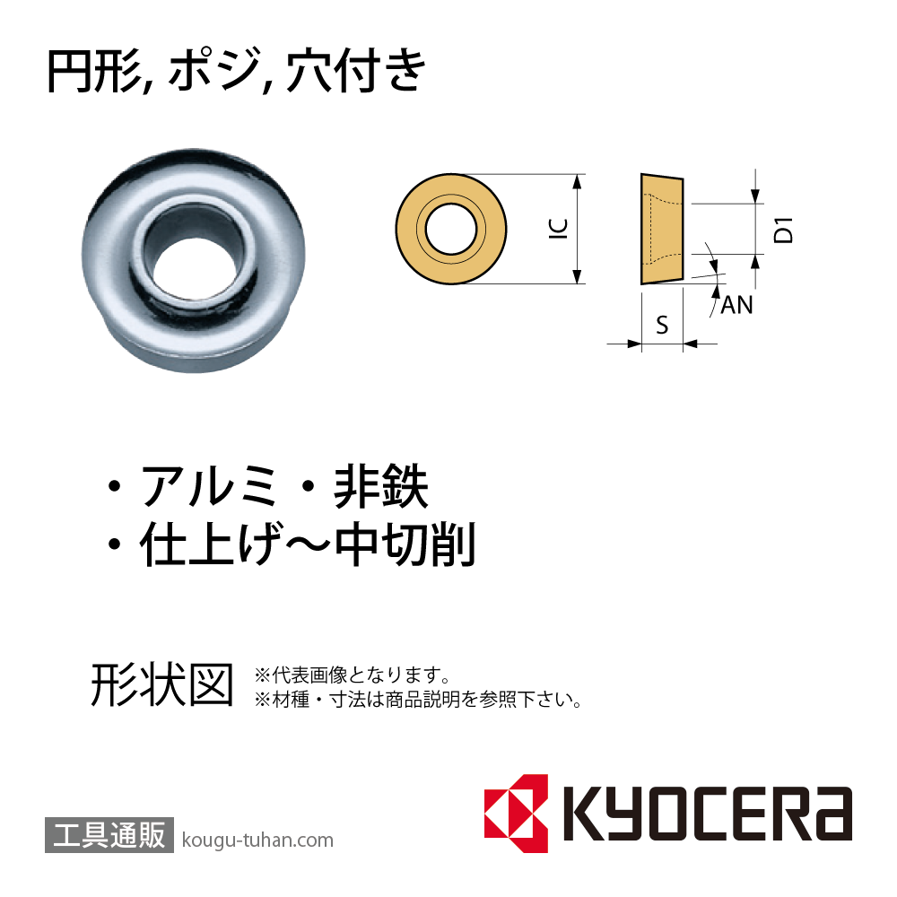 京セラ RCGX1003M0-AQ KW10 チップ TWE04560【10点セット】画像