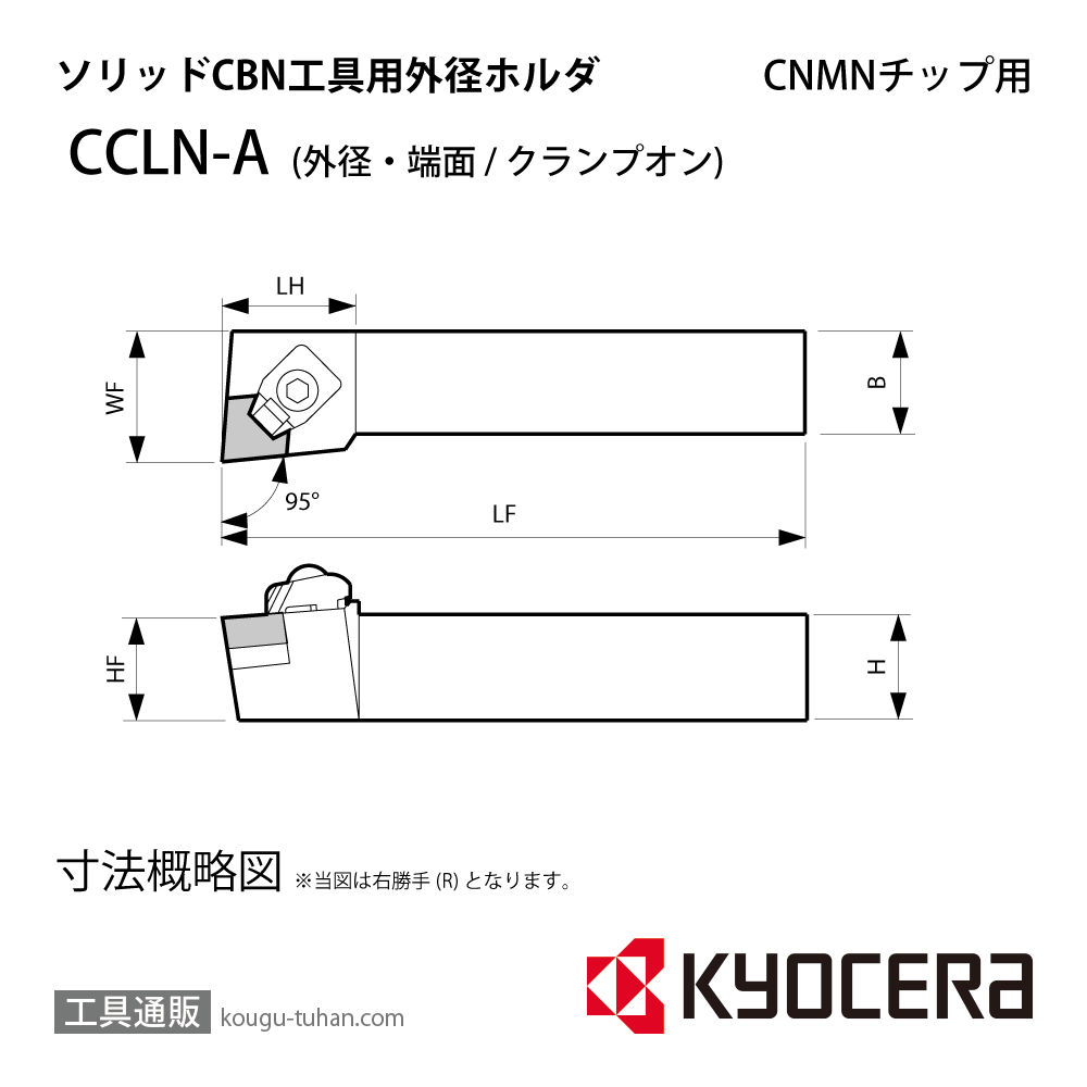京セラ CCLNL2525M-09A ホルダー THA00420画像