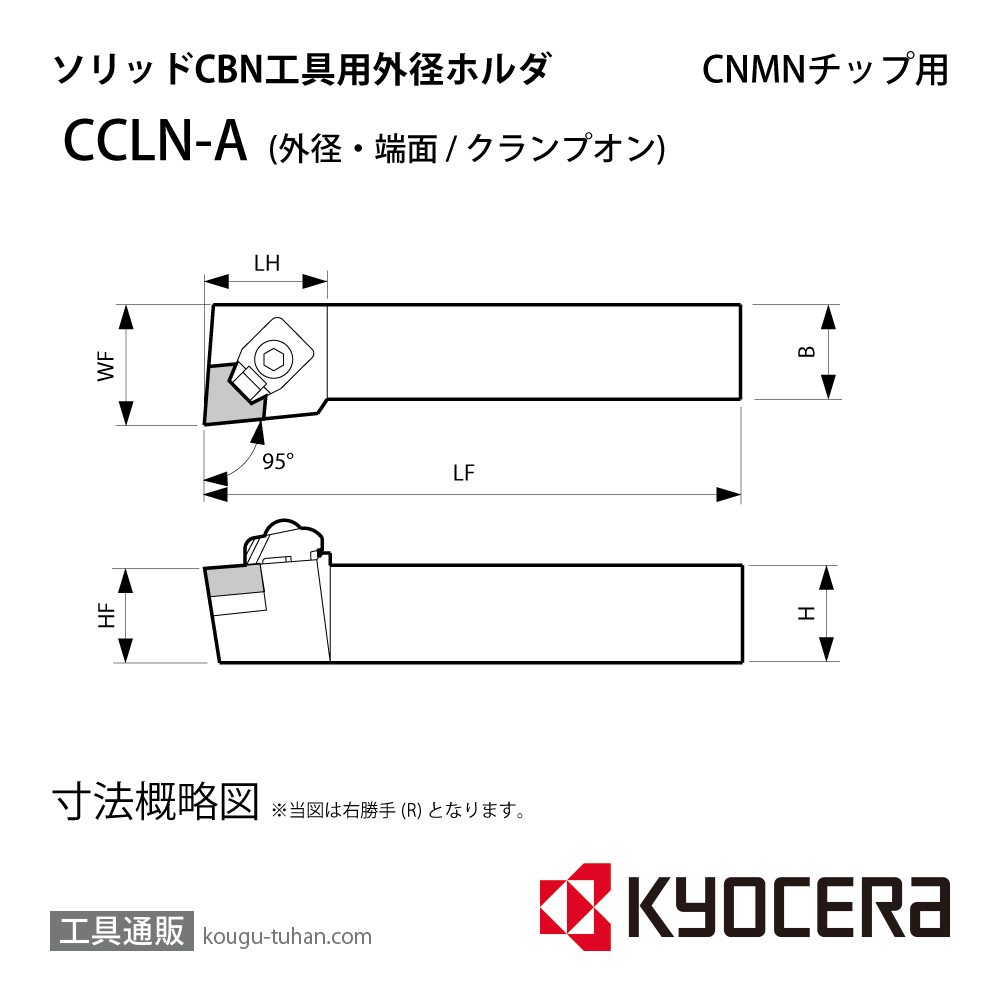 京セラ CCLNL2525M-09A ホルダー THA00420の画像