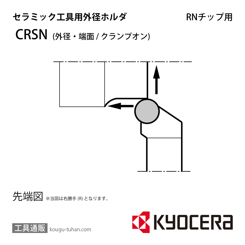 京セラ CRSNR2020K-12 ホルダー THC02980の画像