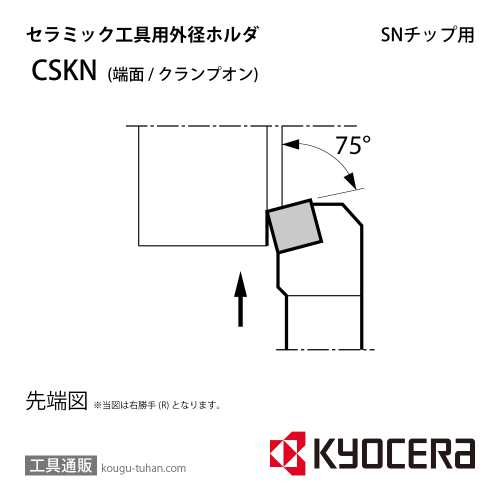 京セラ CSKNR2525M-12 ホルダー THC02180画像