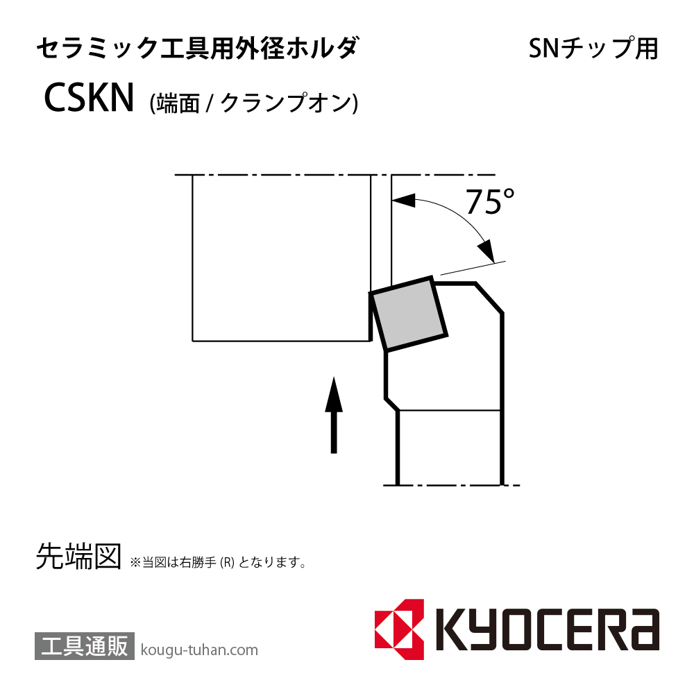 京セラ CSKNR3225P-15 ホルダー THC02220の画像