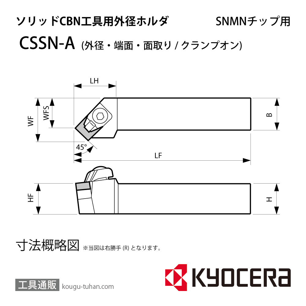 京セラ CSSNL2525M-09A ホルダー THA00140画像