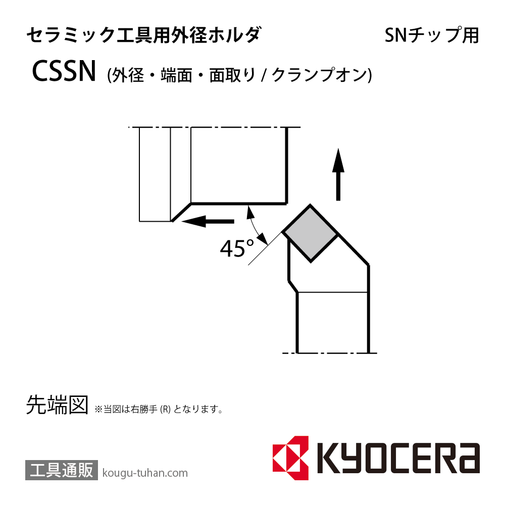 京セラ CSSNR2020K-12 ホルダー THC01990の画像