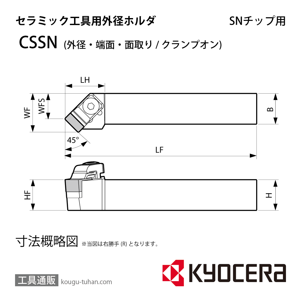 京セラ CSSNR2020K-12 ホルダー THC01990画像