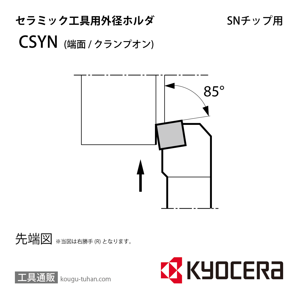 京セラ CSYNL2525M-12 ホルダー THC02290画像