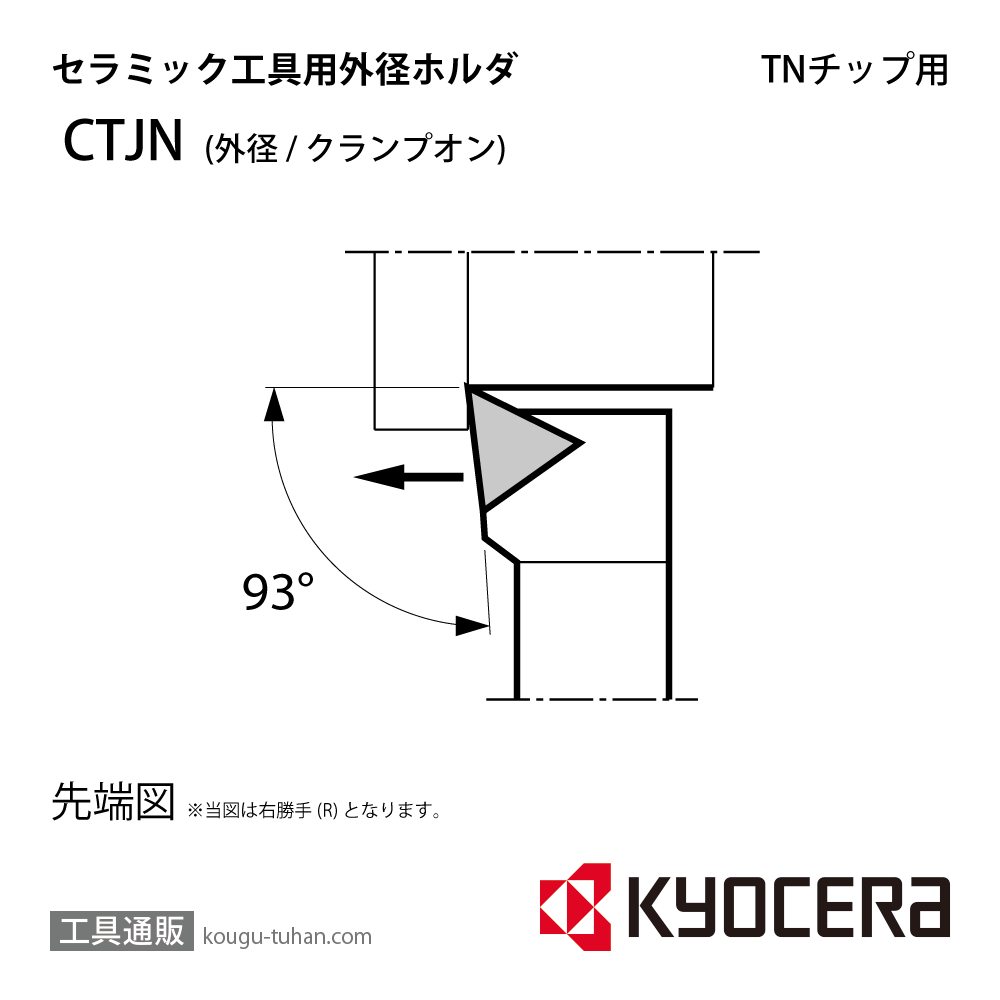京セラ CTJNL2525M-16 ホルダー THC02350画像