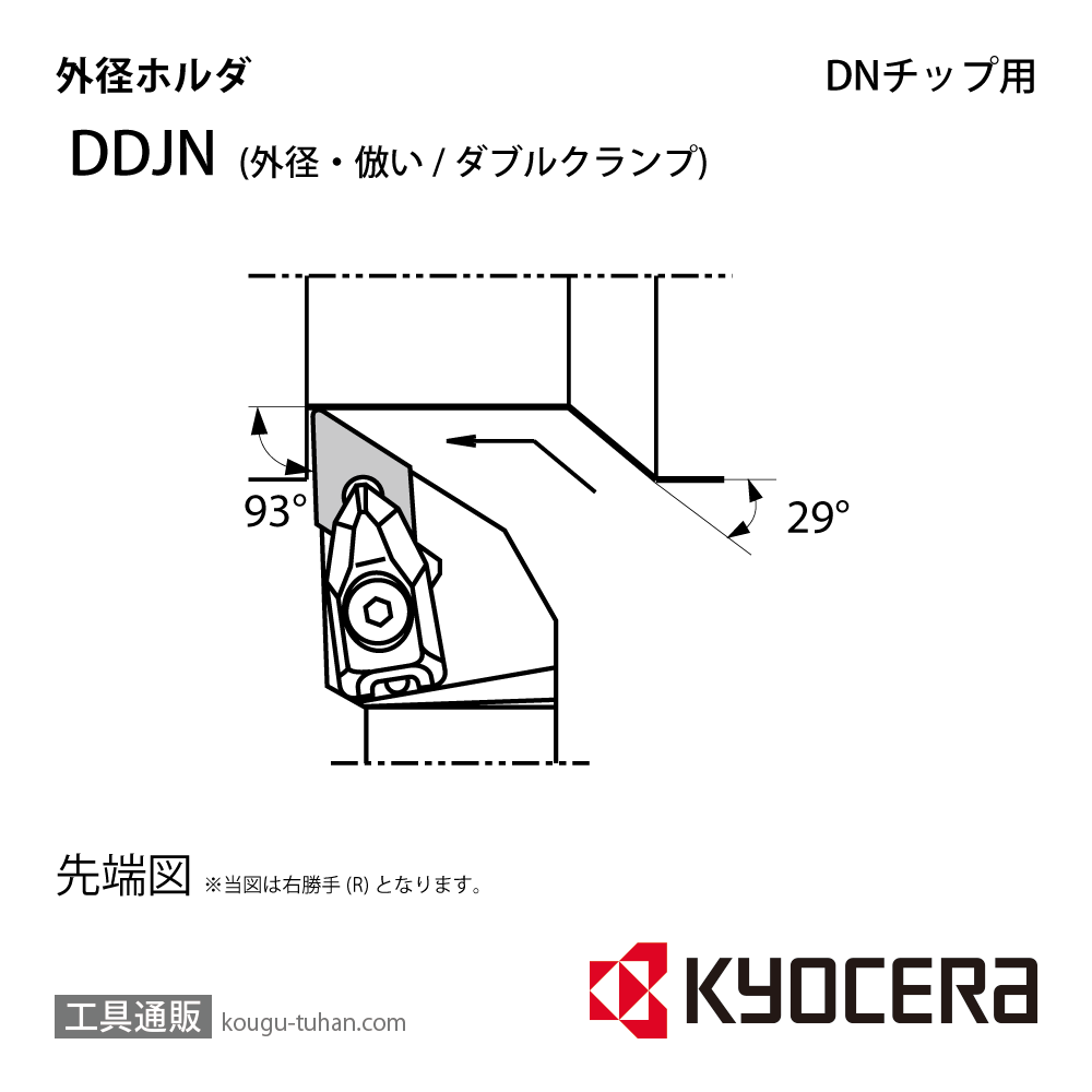 京セラ DDJNR2020K-1506 ホルダ- THC13212画像