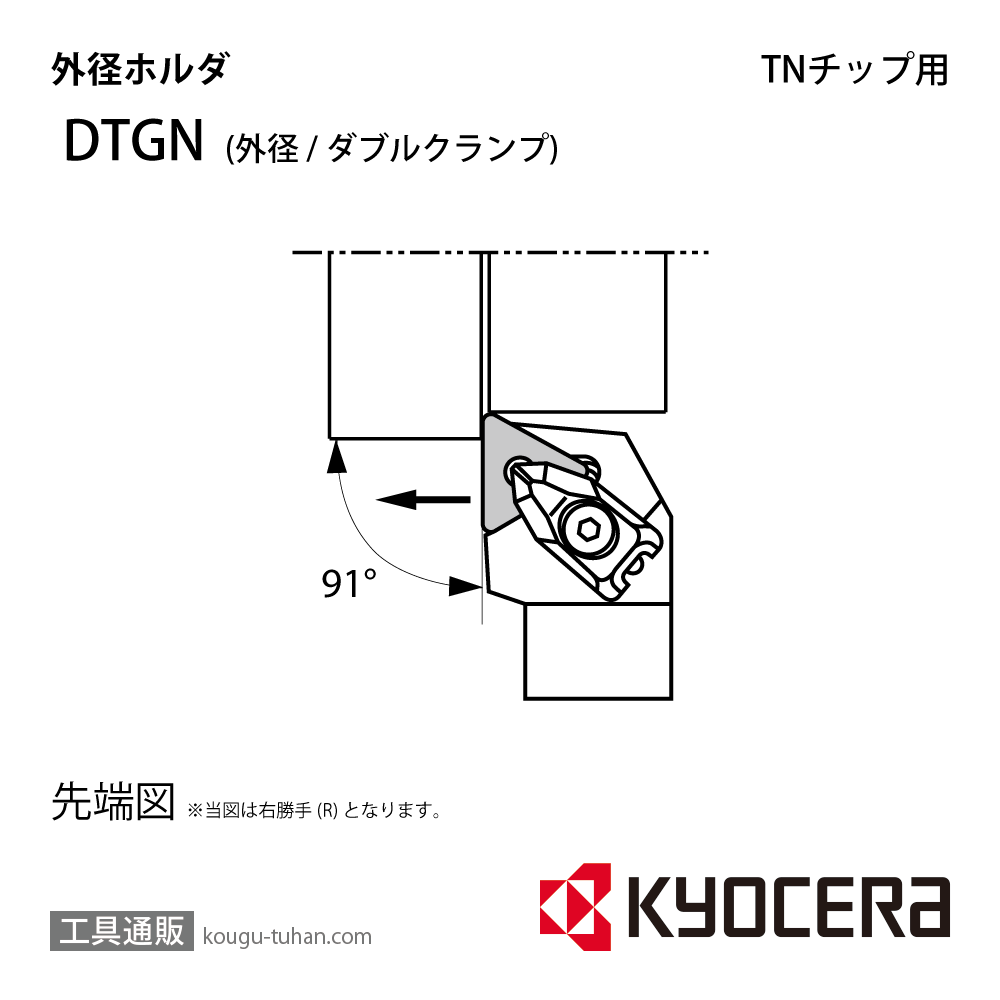 京セラ DTGNL2525M-16 ホルダ- THC13263画像