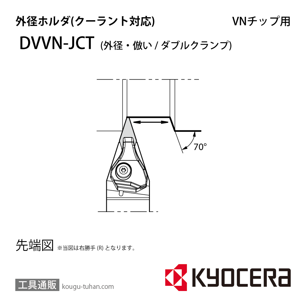 京セラ DVVNN2020K-16JCT ホルダ- THC14935画像