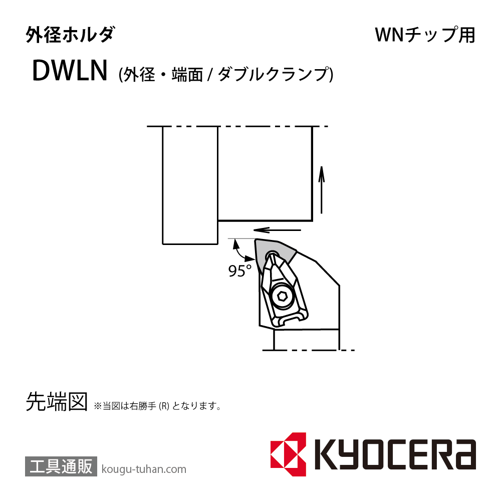 京セラ DWLNL2525M-08 ホルダ- THC13298画像