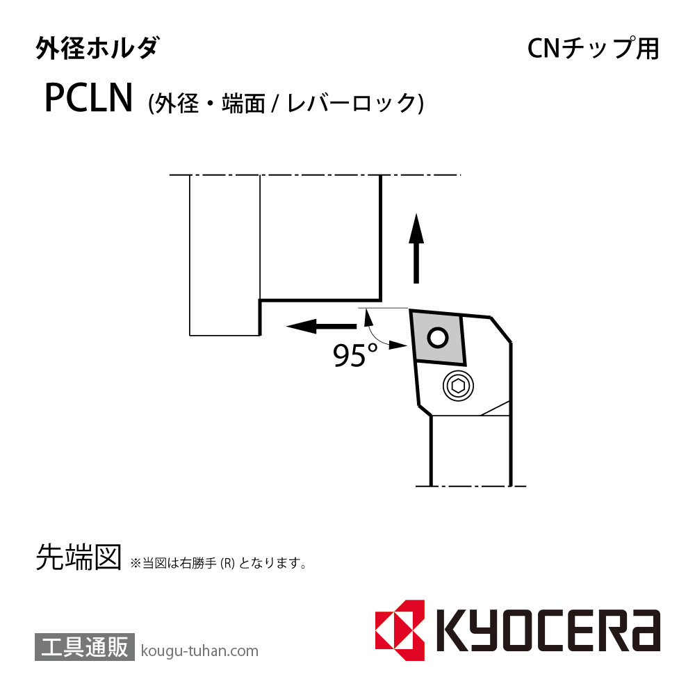 京セラ PCLNR2020H-12 ホルダ- THC00691画像