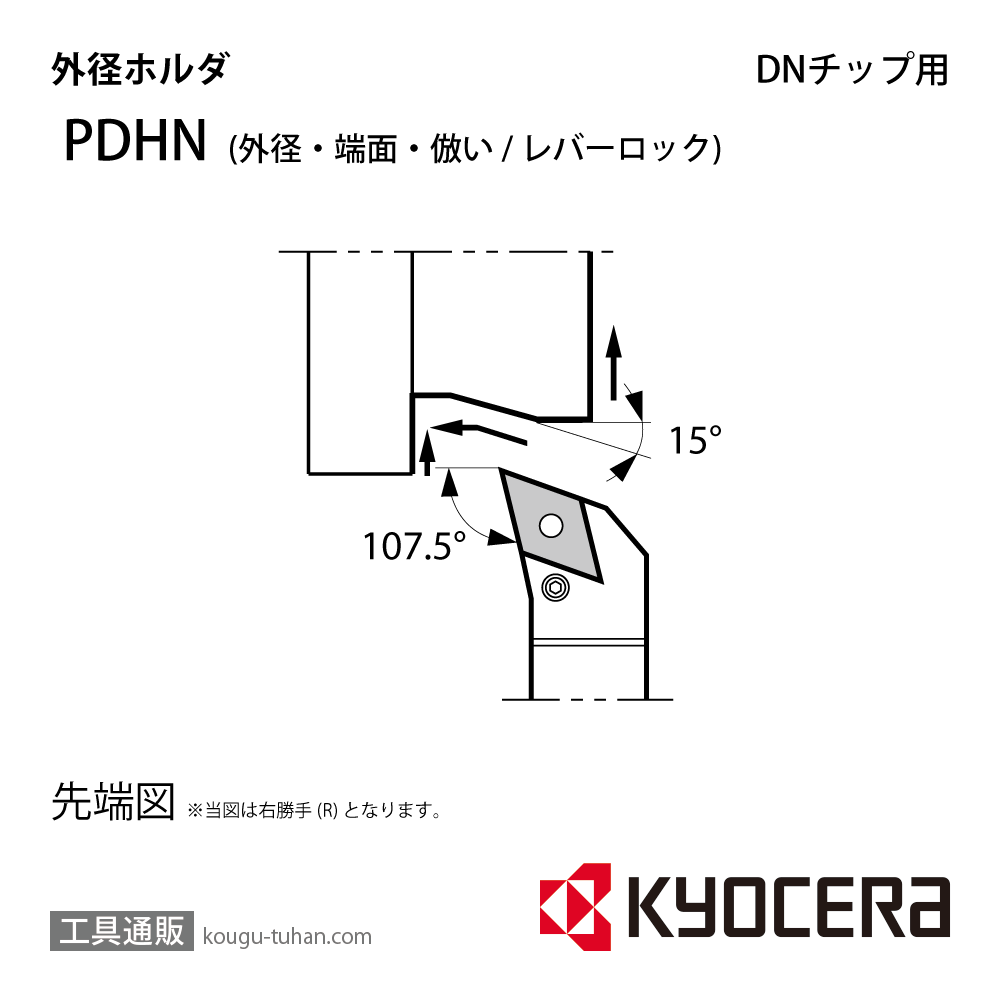 京セラ PDHNR2020K-15 ホルダー THC00850画像