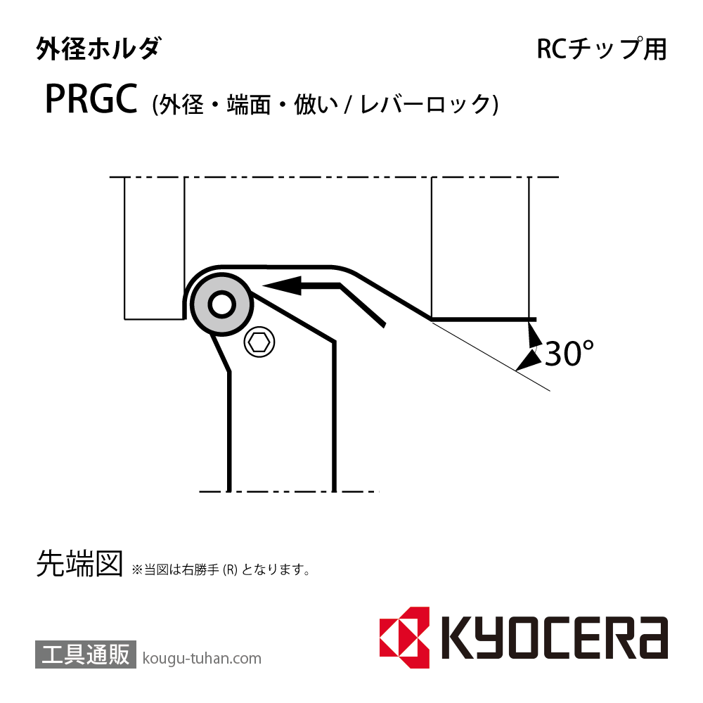 京セラ PRGCL2020K-10 ホルダー THC00920の画像