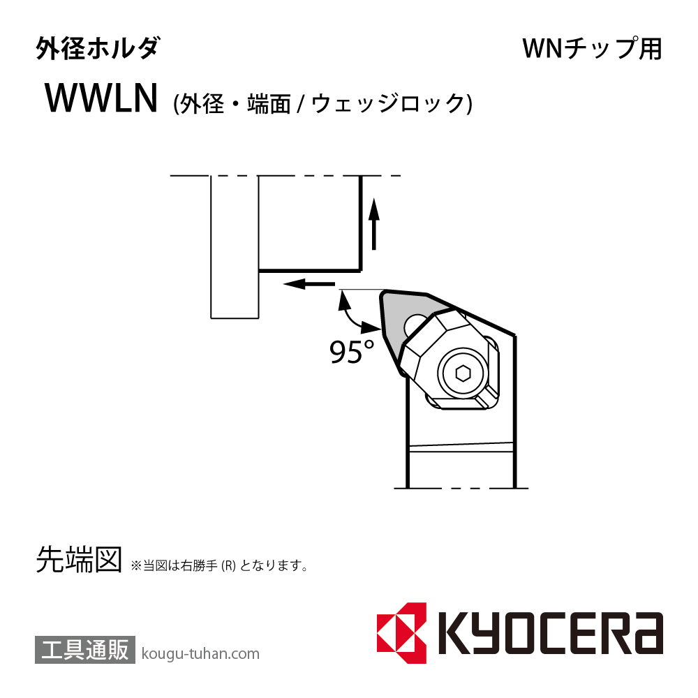 京セラ WWLNL2525M-08 ホルダー THC00565画像