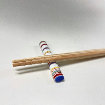 錦渕呉須笛箸置画像