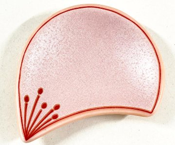 錦曙釉銀叩花びら箸置の画像