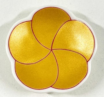 錦金彩捻り梅箸置の画像