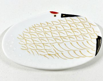 錦雪衣金羽根鶴箸置の画像