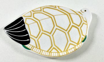 錦雪衣菱模様亀形箸置の画像