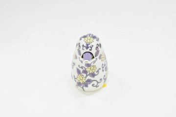 錦紫唐草川蝉形ミニ汁次/箱入(Soy sauce dispenser)の画像