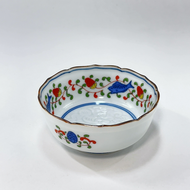 錦万歴魚紋千代口　7.9㎝の画像