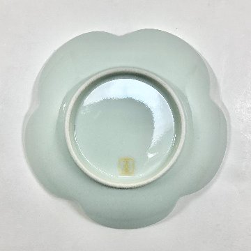 錦金彩捻り梅形小銘々皿　12㎝の画像