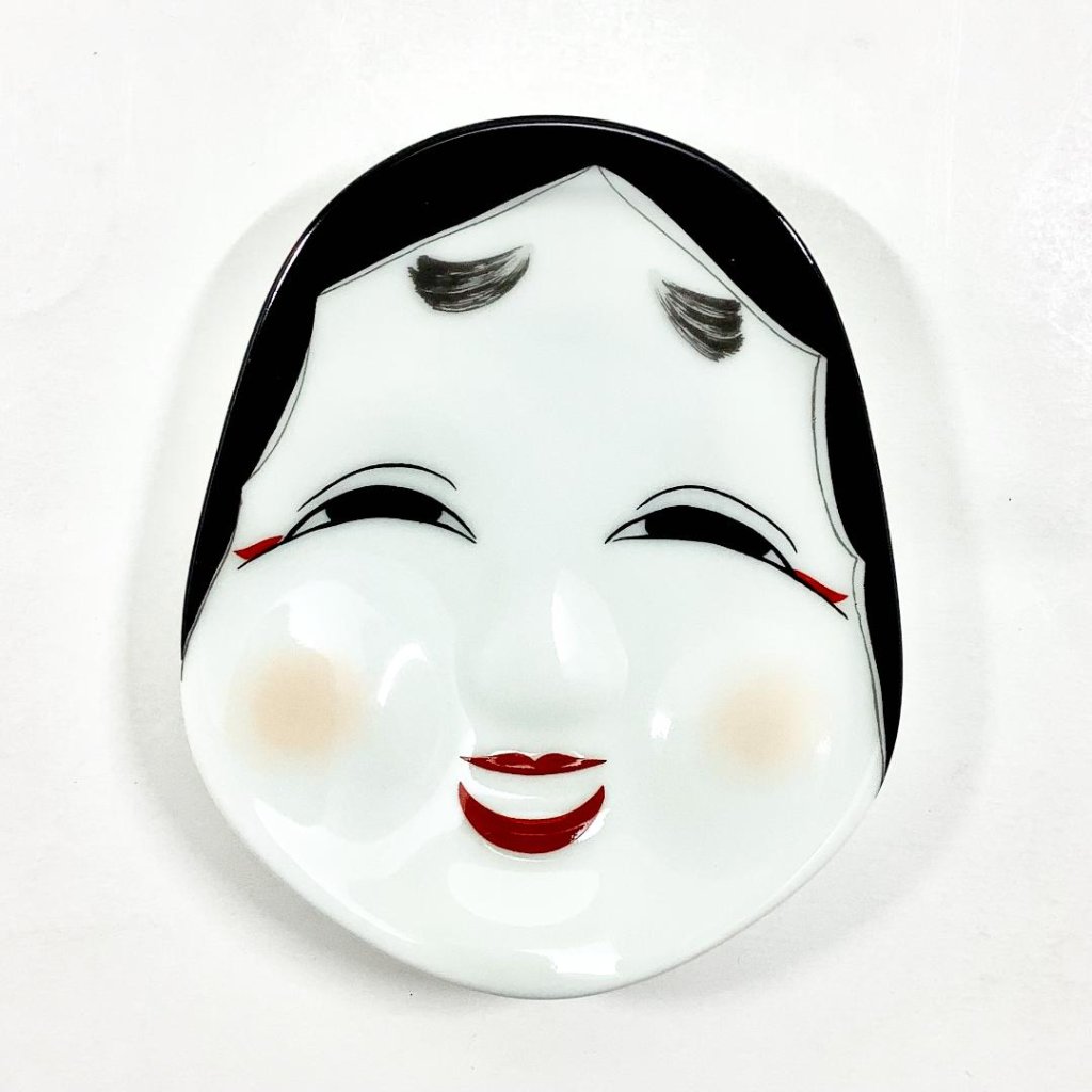 錦おふくさん小銘々皿　10.5㎝の画像