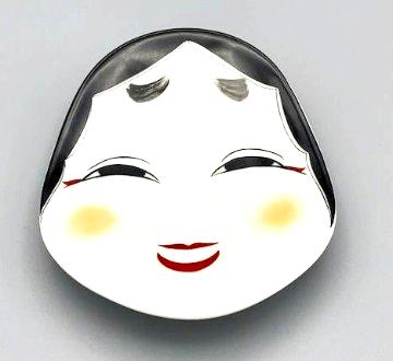 錦おふくさん小銘々皿　10.5㎝の画像