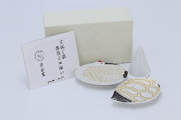 鶴⻲ 小皿盛塩セット画像