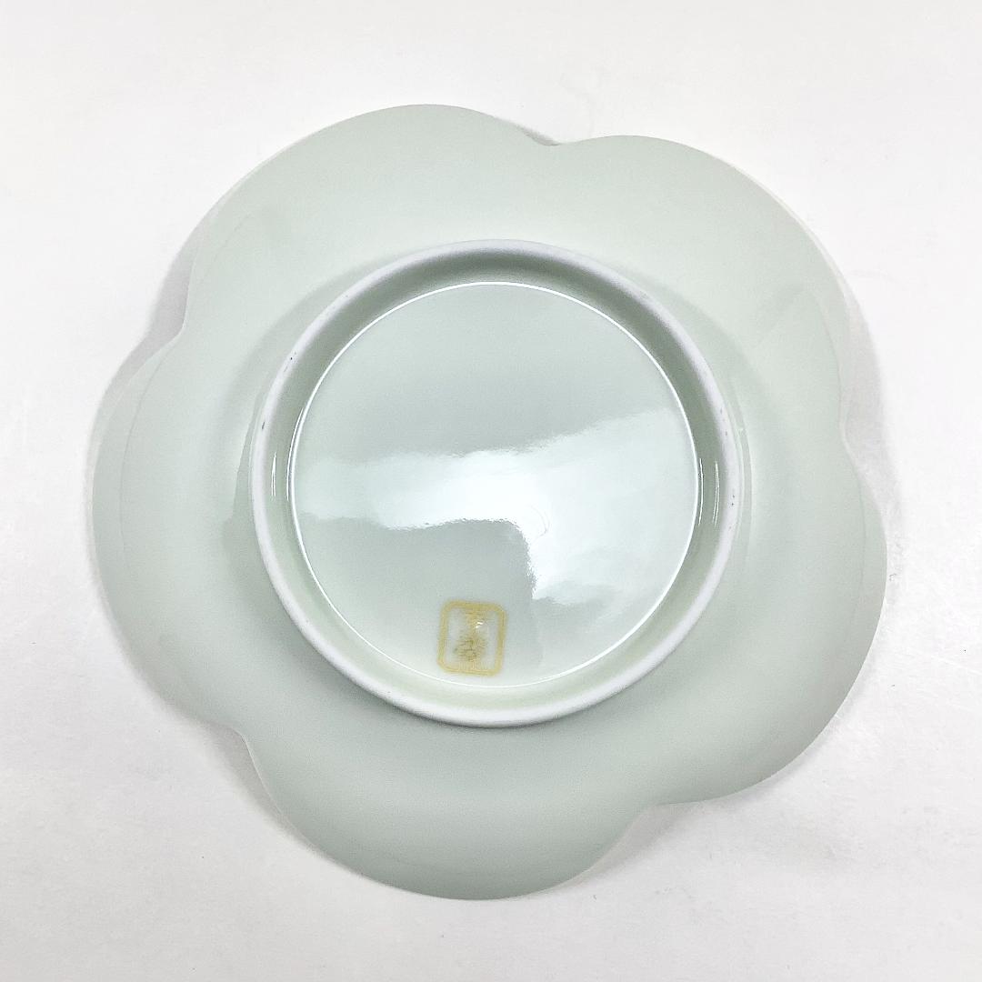 錦金彩祥瑞捻り梅形銘々皿　15㎝の画像