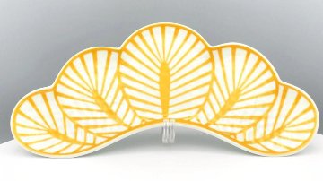 錦金松葉形前菜皿　25㎝の画像