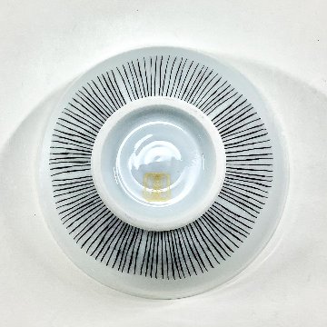 錦小花黒糸十草高茶碗　11㎝の画像