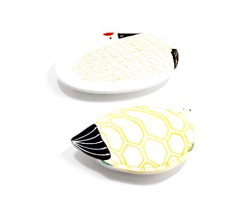 亀　箸置き　3個セット　ギフト箱入りの画像