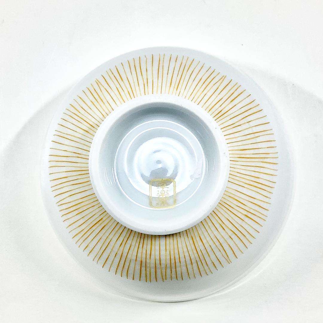 錦小花きび糸十草高茶碗　11㎝の画像