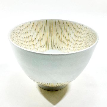 錦小花きび糸十草高茶碗　11㎝の画像